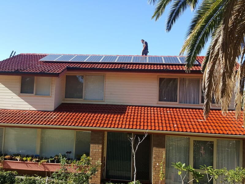 Roof before work by Empire Roofing