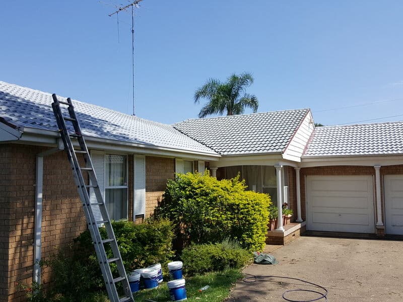 Roof before work by Empire Roofing