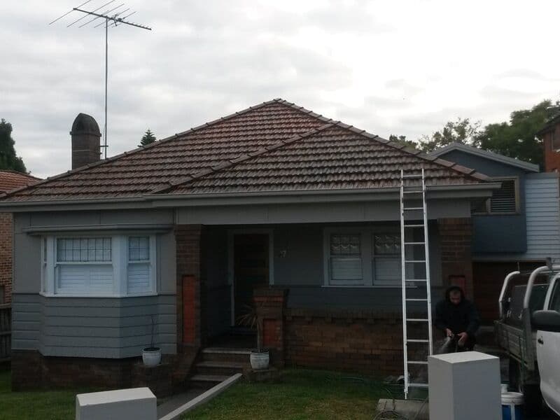 Roof before work by Empire Roofing